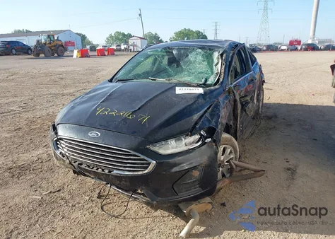 2019 Ford Fusion S z USA, uszkodzony, nr VIN 3FA6P0G7XKR268622
